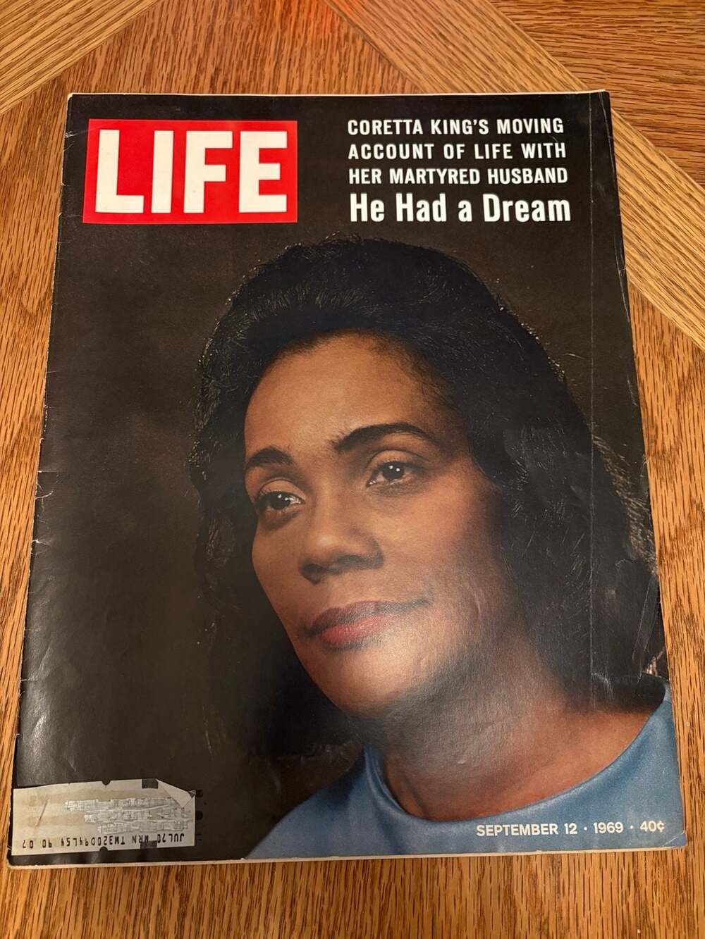 LIFE Magazine September 12 1969 Coretta King He Had a Dream